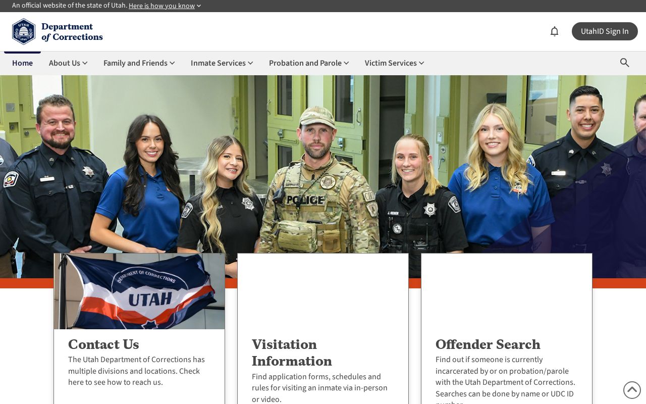 Grand County criminal records Utah corrections offender search
